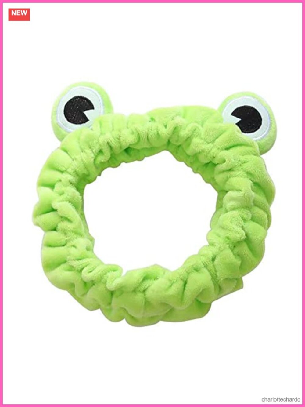 Frog Eye Headband Elastic Microfiber Spa Skincare Makeup Face Wash